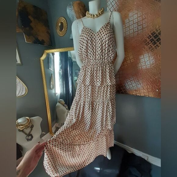 NWT H&M Tiered Ruffled Maxi Dress - Picture 10 of 16